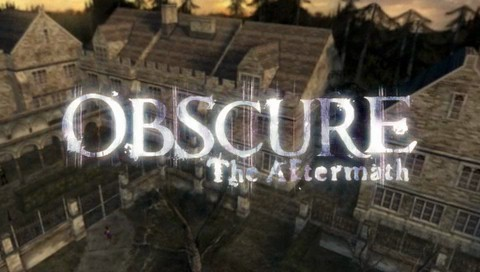 Obscure: The Aftermath title screen for PSP
